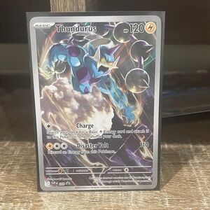 Pokemon Thunderus Card - Black bolt promo